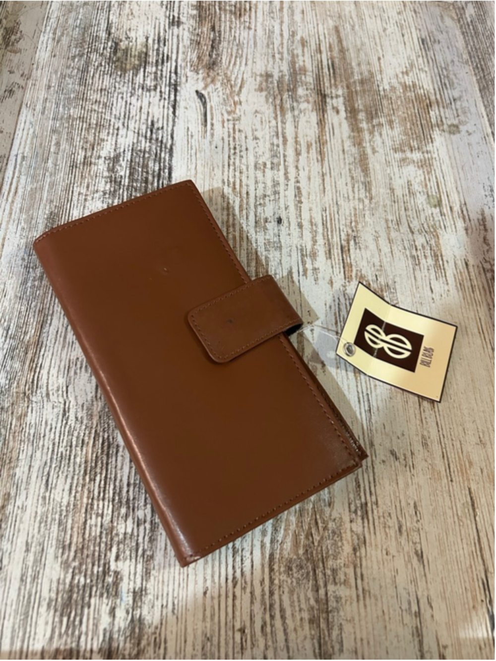 Women's Bill Blass Brown Leather Wallet One Size